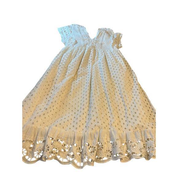 Forever That Girl White Eyelet Dress - Size S - Picture 6 of 15
